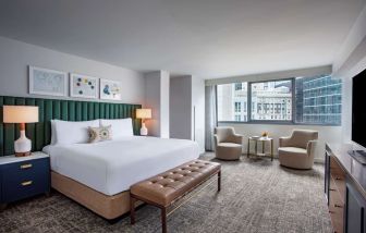 Day use room with natural light at Royal Sonesta Chicago Downtown. 