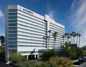 Hotel exterior at Sonesta Irvine.