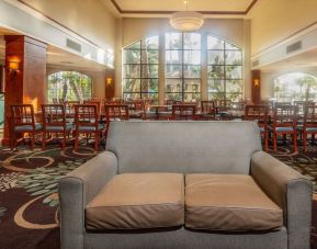 Lobby and lounge at Sonesta ES Suites Anaheim Resort Area.