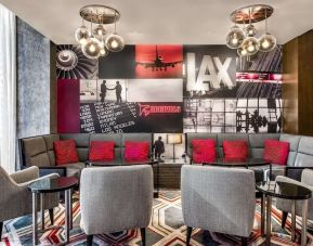 Lounge and bar area at Sonesta Los Angeles Airport LAX.