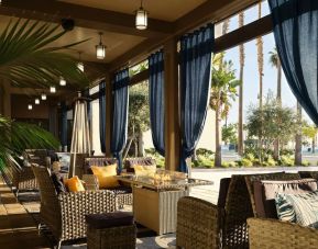 Relaxing dining and coworking space at Sonesta Redondo Beach & Marina.
