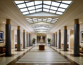 Spacious lobby at Sonesta Redondo Beach & Marina.