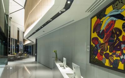 Lobby and lounge at Modena By Fraser Bangkok.