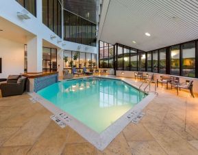 Indoor pool at Sonesta White Plains Downtown.