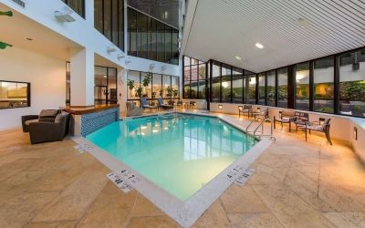 Indoor pool at Sonesta White Plains Downtown.