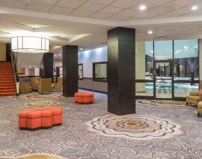 Lobby and lounge at Sonesta White Plains Downtown.