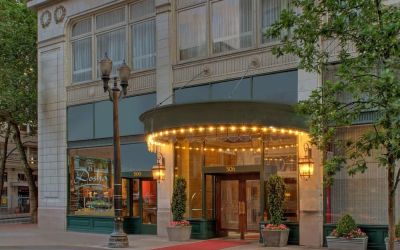 Hotel exterior at Royal Sonesta Portland Downtown.