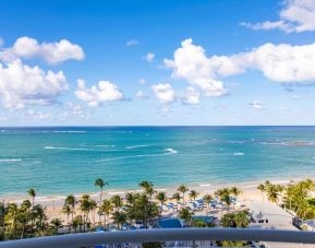 Beach view at Royal Sonesta San Juan.