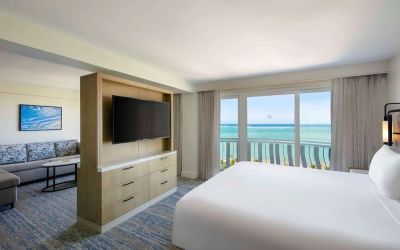 Spacious king day use room at Royal Sonesta San Juan.