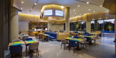 Dining area at Modena By Fraser Buriram.
