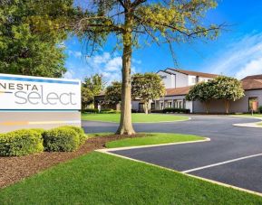 Hotel parking at Sonesta Select Philadelphia Airport.