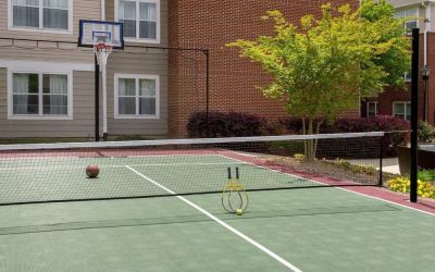 Tennis court at Sonesta ES Suites Raleigh Durham Airport Morrisville.