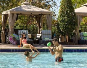 Pool cabanas available at Signia By Hilton Orlando Bonnet Creek.