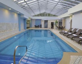Indoor pool at DoubleTree By Hilton Oxford Belfry.