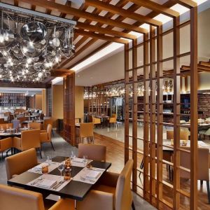 Lounge area at V Hotel Dubai.