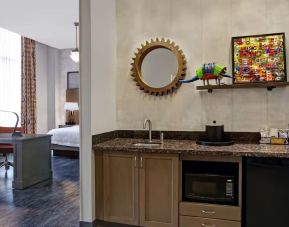 Spacious king room with kitchen at Hampton Inn & Suites Austin @ The UniversityCapitol.