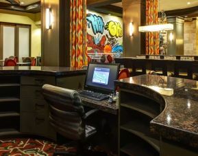 Business center at Hampton Inn & Suites Austin @ The UniversityCapitol.