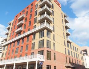 Hotel exterior by day at Hampton Inn & Suites Austin @ The UniversityCapitol.