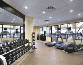 Fitness center at Embassy Suites By Hilton Denver Tech Center.