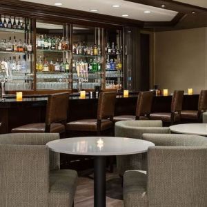 Hotel bar at Embassy Suites By Hilton Denver Tech Center.