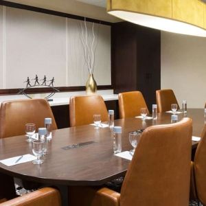 Meeting room at Embassy Suites By Hilton Denver Tech Center.