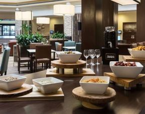 Dining room at Embassy Suites By Hilton Denver Tech Center.