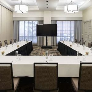 Meeting room at Embassy Suites By Hilton Denver Tech Center.