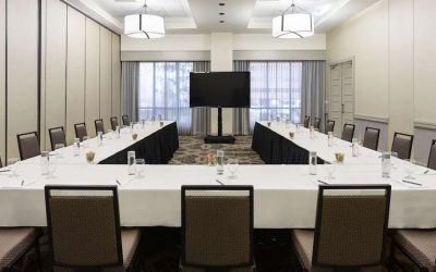 Meeting room at Embassy Suites By Hilton Denver Tech Center.