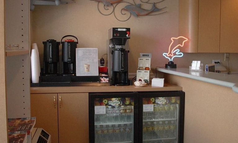 Snack bar available in the lobby at Bay Breeze Motel.