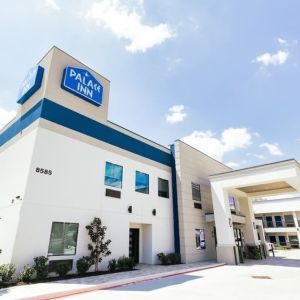 Hotel exterior at Palace Inn Blue Laura Koppe Rd.