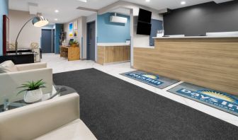 Hotel lobby and lounge at Days Inn By Wyndham Staten Island.