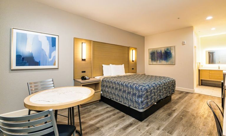 Spacious day use room at Palace Inn Blue IAH East.