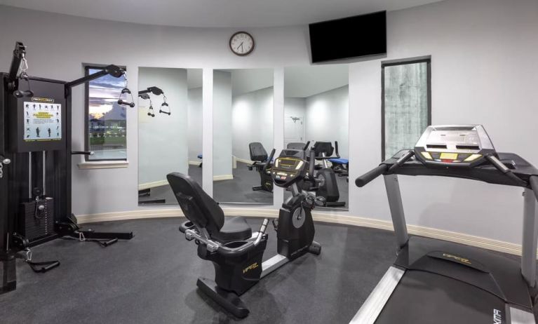 Gym at Baymont By Wyndham Houston Hobby Airport.
