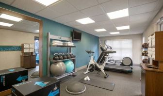 Fitness center at Hampton Inn & Suites Ft. Lauderdale Airport/South Cruise Port.