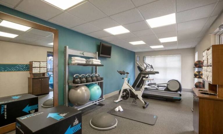 Fitness center at Hampton Inn & Suites Ft. Lauderdale Airport/South Cruise Port.