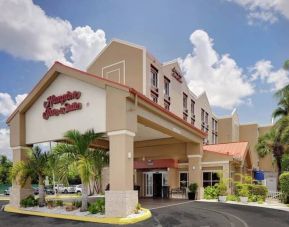 Parking area at Hampton Inn & Suites Ft. Lauderdale Airport/South Cruise Port.