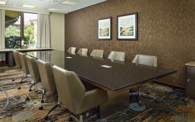Meeting room at DoubleTree By Hilton Ontario Airport.