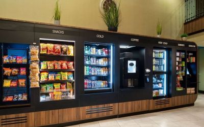 Snack bar at Hotel Marguerite.