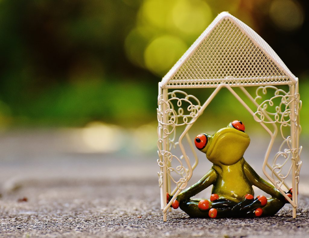 relaxing yoga