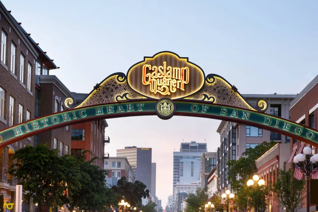 gas lamp quarter San Diego