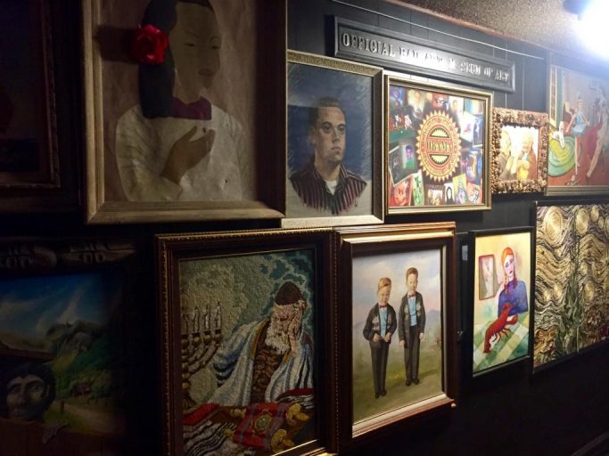 A look at various displays of "bad art" at the Rendezvous in Seattle.