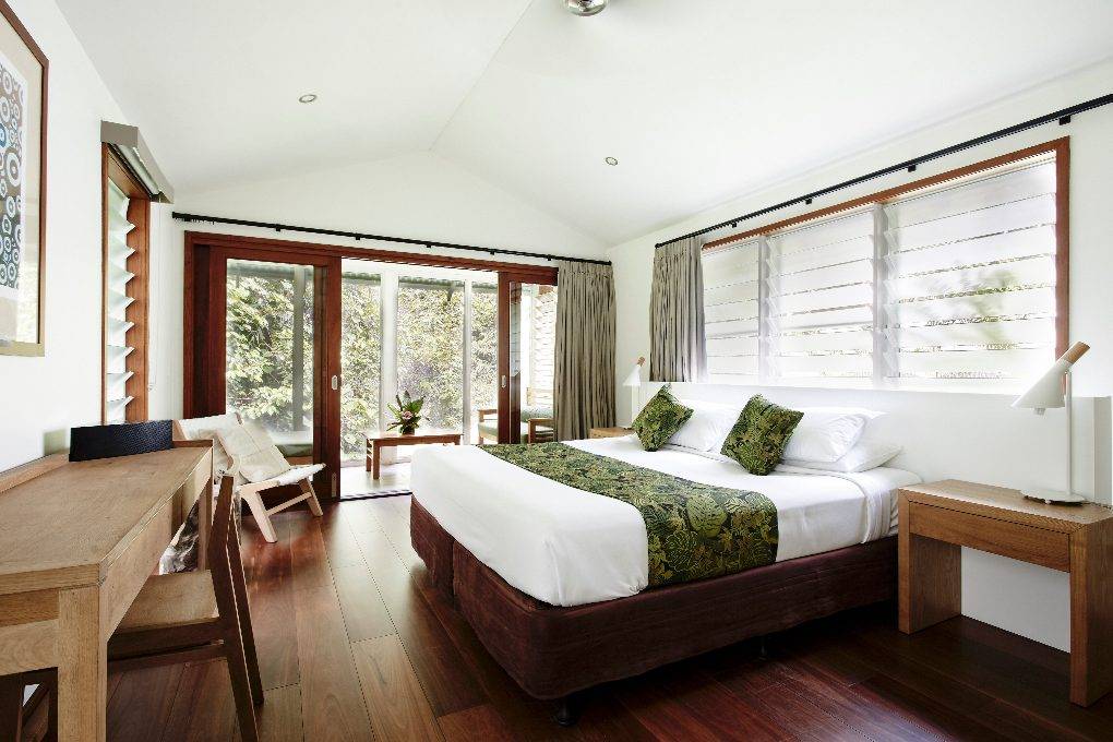 Inside of luxury eco-hotel, Daintree Ecolodge