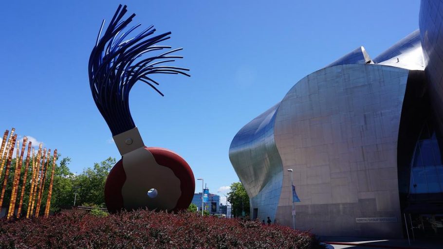 View of Museum of Pop (MoPop) in