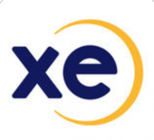 XE Currency converter mobile app logo