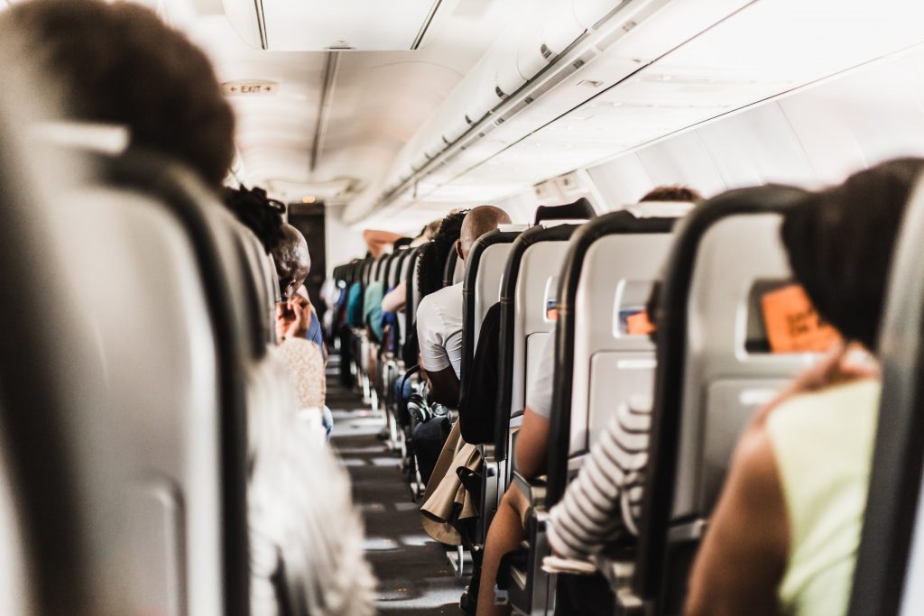 Notify your airline ahead of time to ensure they won't serve food that'll trigger an allergic outbreak. 