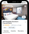 Select room type and timeband